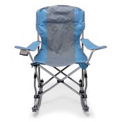 Rocking Bag Chair, Blue and Gray
