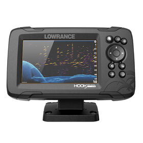 Lowrance HOOK Reveal 5 Combo w/ SplitShot Transom Mount & C-MAP Contour;+ Card