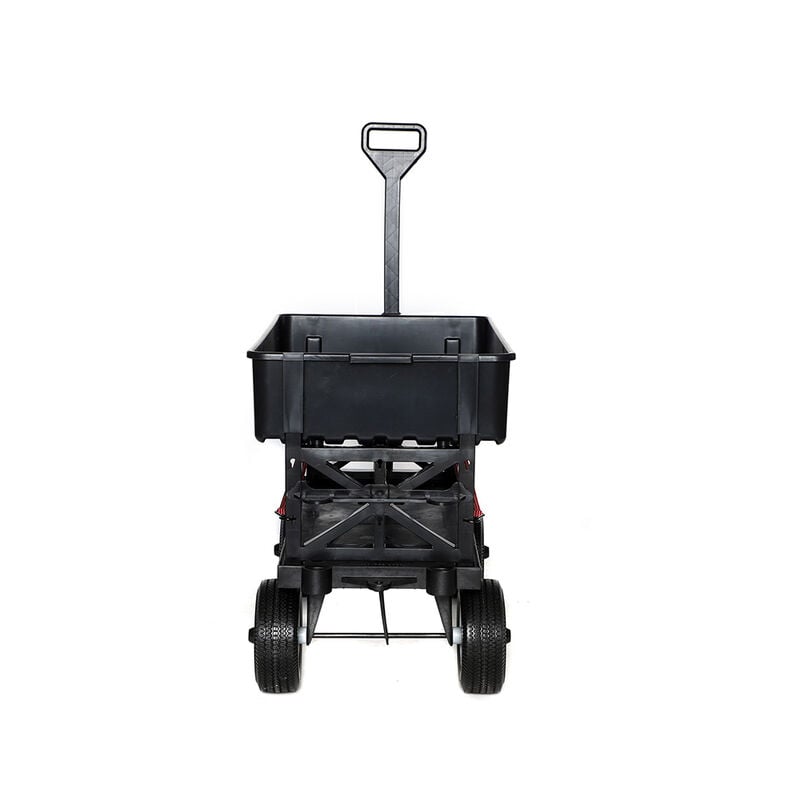 Mighty Max Multi-Purpose Dock Cart Wagon, Black Tub image number 5