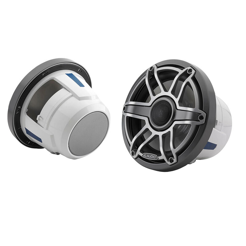 JL Audio M6 Series 8.8" Marine Coaxial Speakers w/ Titanium Sport Grille image number 1