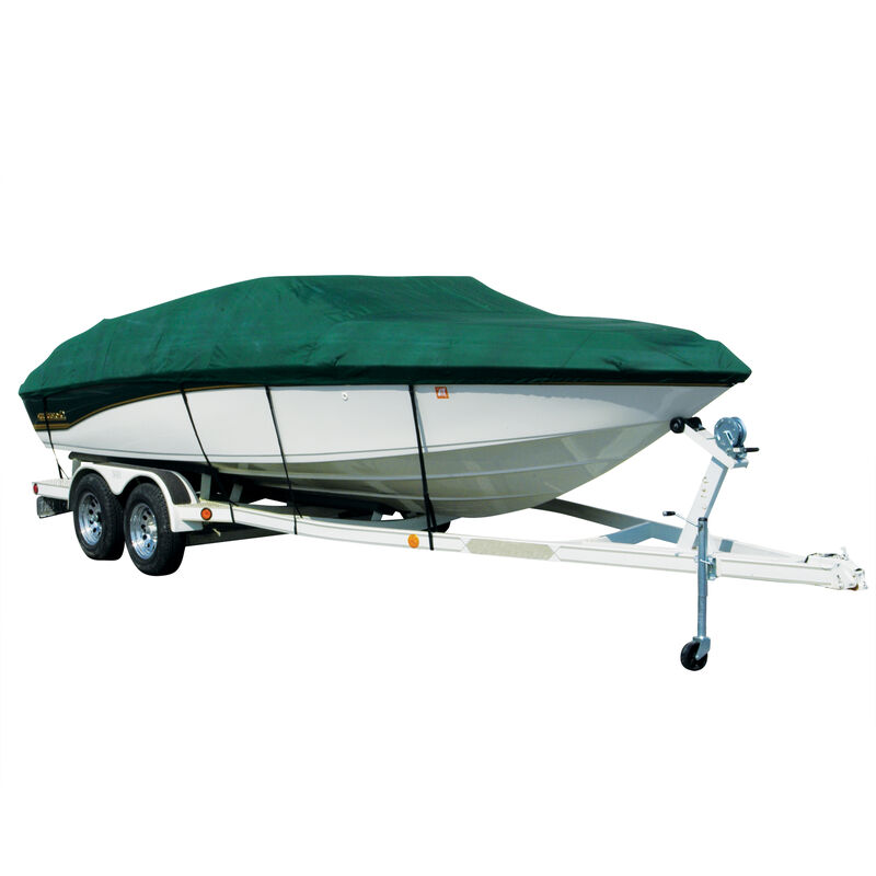 Covermate Sharkskin Plus Exact-Fit Cover for Tige 2300V Rider'S Edition  2300V Rider'S Edition W/Tower Doesn't Cover Swim Platform I/B. Forest Green