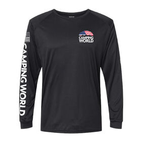 Camping World Logo UPF 50 F Performance Long Sleeve Shirt