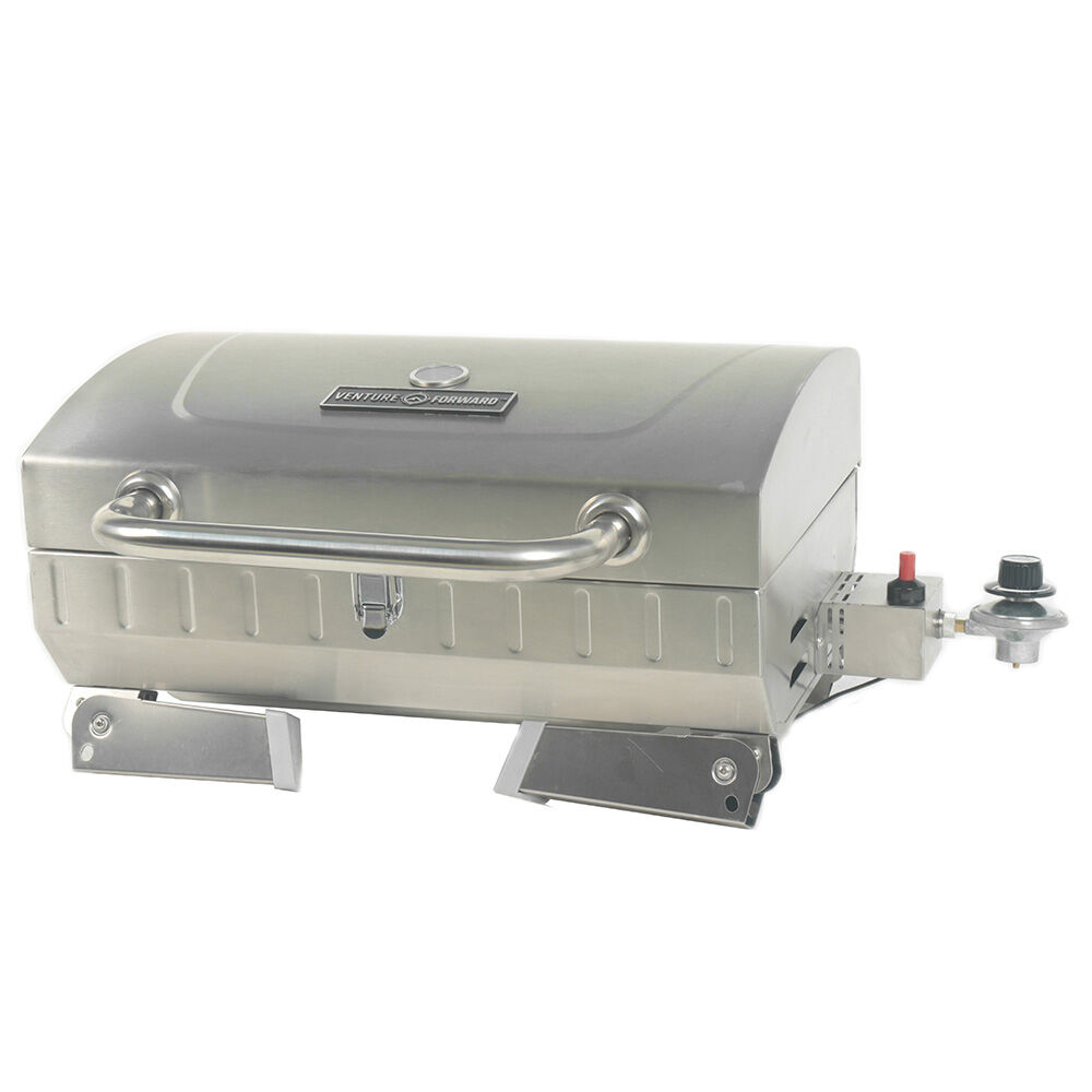 Venture Forward Stainless Steel Propane Gas Grill w/ 20lb