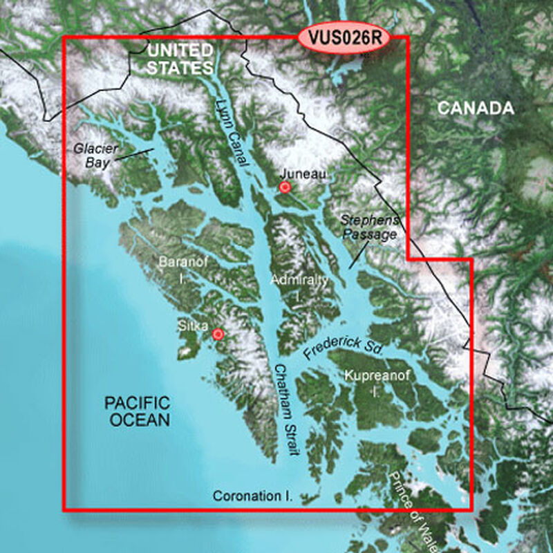 Garmin BlueChart g2 Vision - Wrangell/Juneau/Sitka image number 1