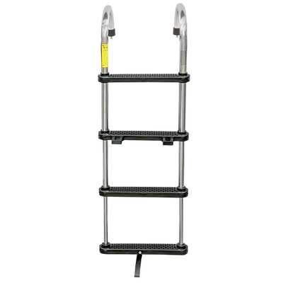 Whitecap Telescoping Stainless Steel 4-Step Pontoon Ladder