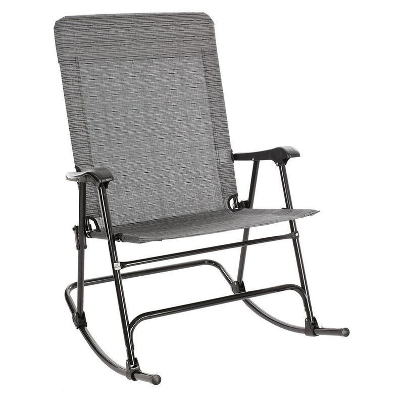 Metallic Mesh Rocker Chair image number 2