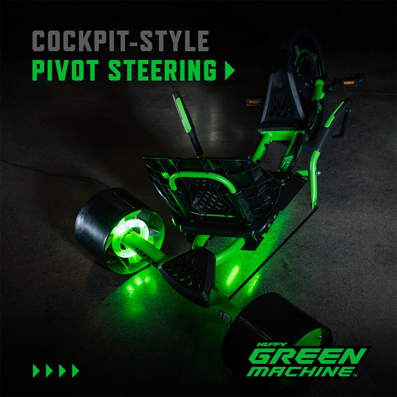 Huffy® 24V Electric Green Machine Ride On Thrill Drift Trike Tricycle Kart  Bike