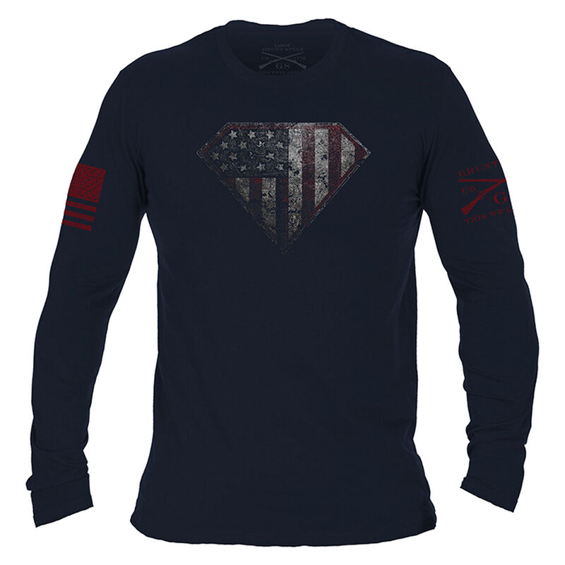Grunt Style Super Patriot 2.0 Long Sleeve Shirt image number 1