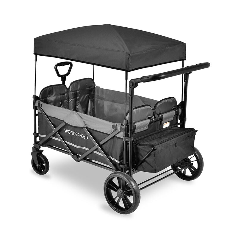 Wonderfold Outdoor X4 Push and Pull Stroller Wagon with Canopy image number 17