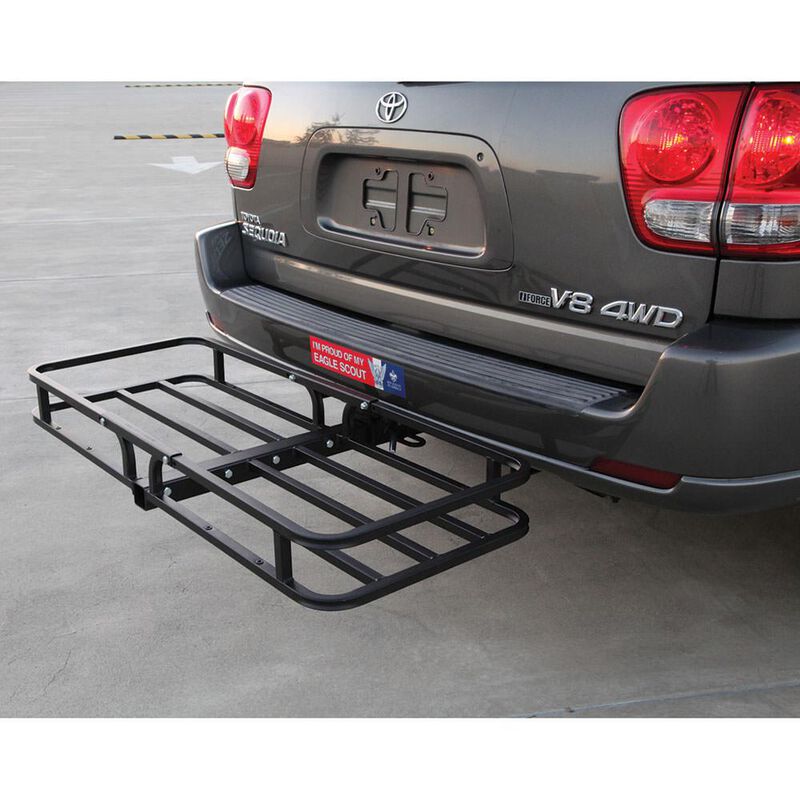 CargoLoc 2-In-1 Hitch-Mount Carrier And Roof Basket image number 1