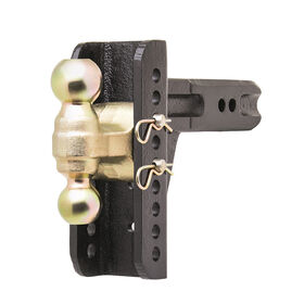 Husky Towing Adjustable Ball Mount Kit With Dual Ball For 2-1/2 Inch Receiver