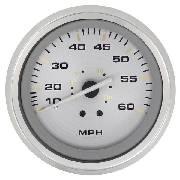 Sierra Gold Sterling 3" Speedometer, 60 MPH Overton's