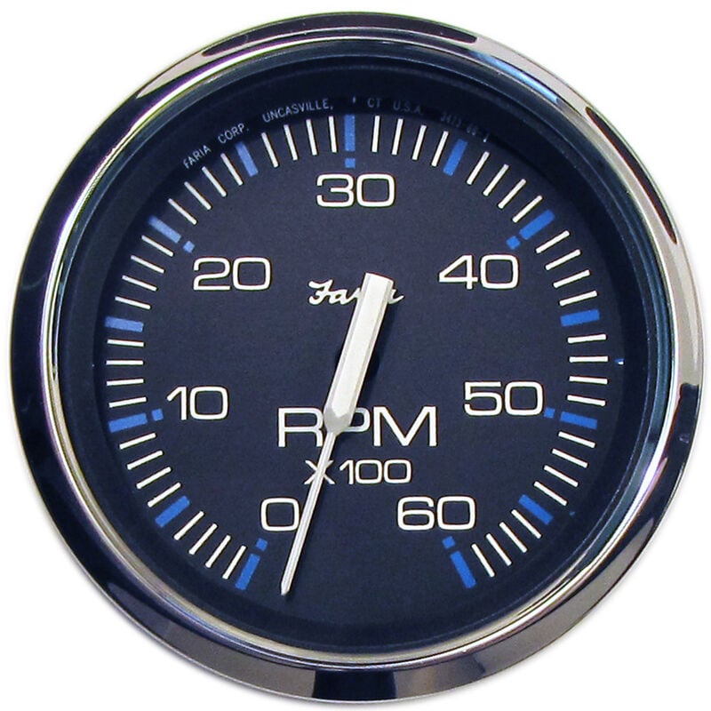 Faria Chesapeake SS Instruments - Tachometer (6000 rpm) image number 1