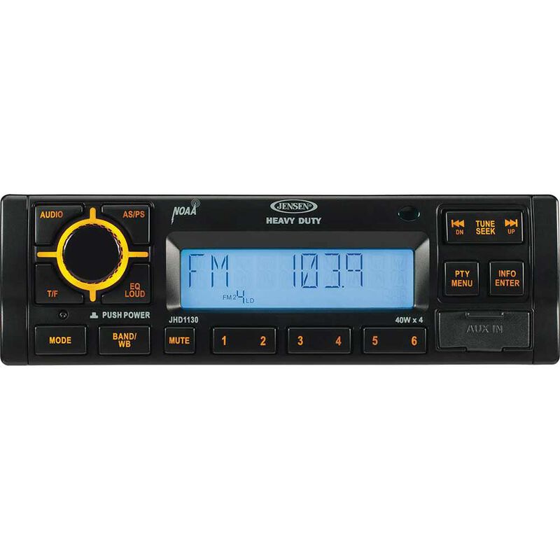 Jensen JHD1130B Heavy-Duty Stereo with Weatherband image number 1