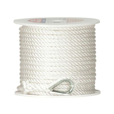 Twisted Nylon Anchor Line, 3/8'' x 100'