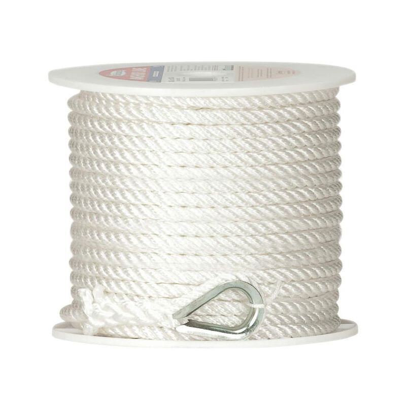 Twisted Nylon Anchor Line, 3/8'' x 100' image number 1