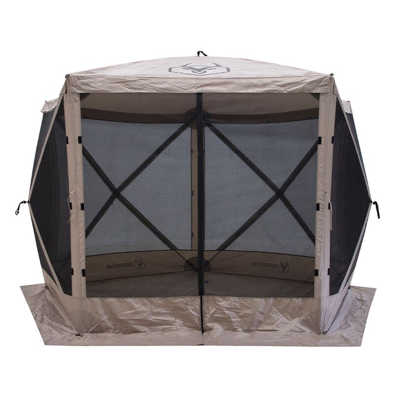 Gazelle Tents G5 5-Sided Portable Gazebo, Desert Sand image number 1
