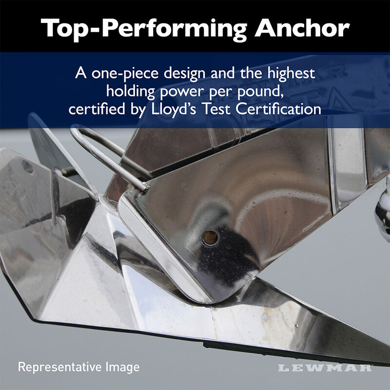 Lewmar Galvanized Steel Delta Anchor - 44 lb. #0057420 image number 5
