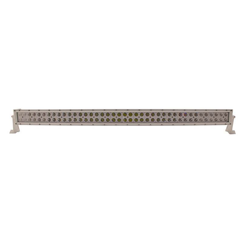New - 40inch Marine Grade Wrap Around White Shell Dual Row Light Bar with 240-Watt 80 x 3W High Intensity CREE LEDs image number 2