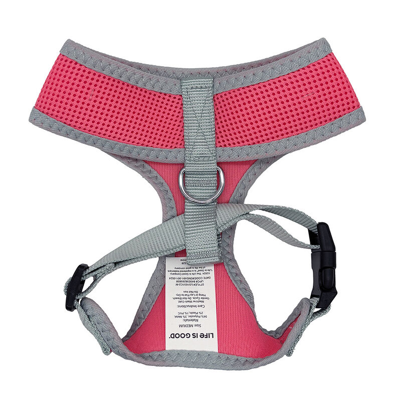 Life is Good Mesh Dog Harness, Medium, Pink image number 2