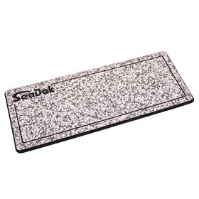 SeaDek 14" x 36" 20mm Dual Density Small Helm Pad - Snow Camo/Black