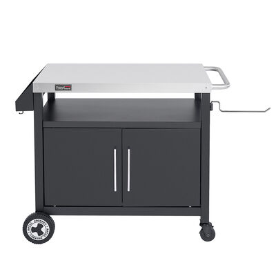 Royal Gourmet Movable Grill Prep Table with Storage