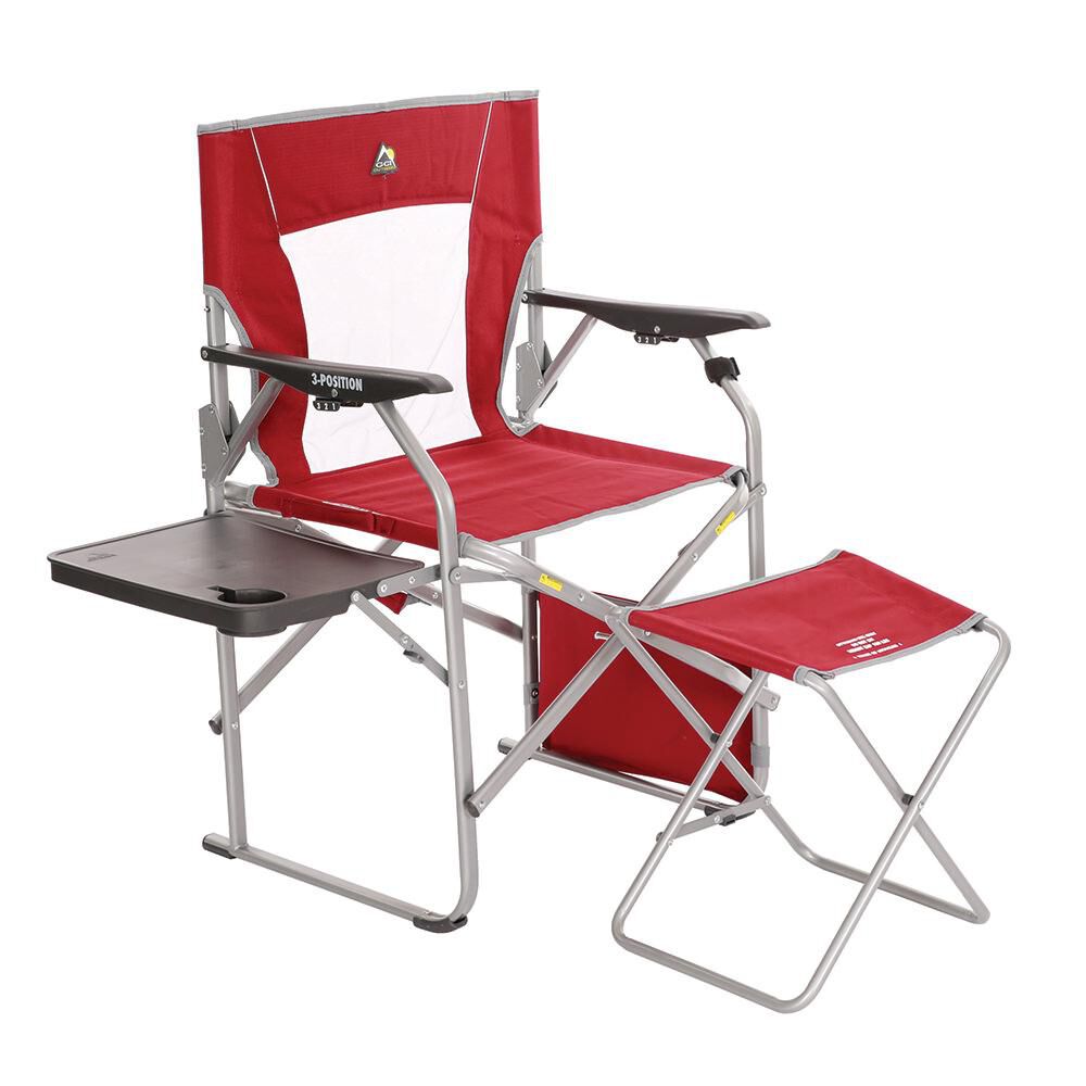 GCI Outdoor Folding Director's Chair With Ottoman