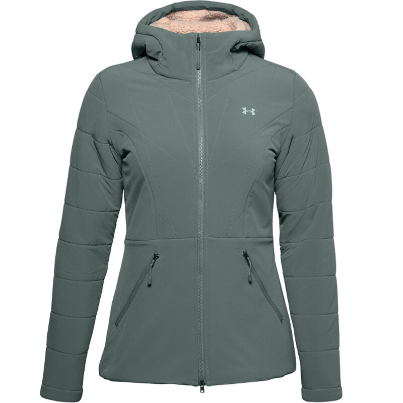 Under Armour Women’s ColdGear Quilted Full-Zip Hoodie image number 7