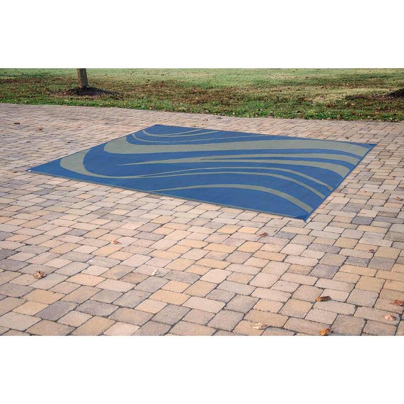 Reversible Wave Design Patio Mat image number 26