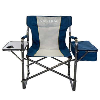 Nautica Folding Director's Chair with Side Table and Cooler