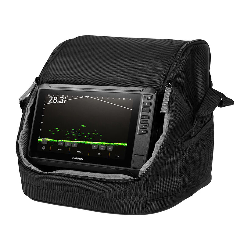 Garmin ECHOMAP UHD2 93SV LiveScope Plus Ice Fishing Bundle LI w/ECHOMAP UHD2 93sv, LiveScope Plus System & Lithium-ion Battery image number 2