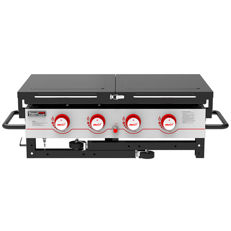 Royal Gourmet GB Series 4-Burner Gas Griddle with Latch Cover image number 2