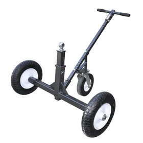 Tow Tuff Heavy-Duty Adjustable 3-Wheel Trailer Dolly with Caster