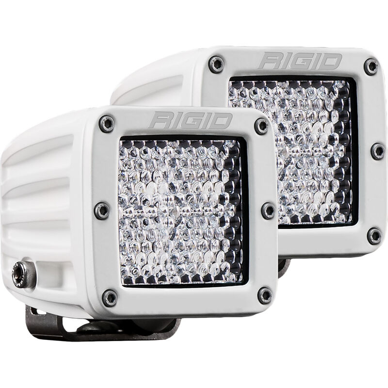 RIGID D-Series PRO Hybrid-Diffused LED - Pair - White