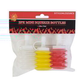 Regent Products 3-Pack Mini Squeeze Condiment Bottles