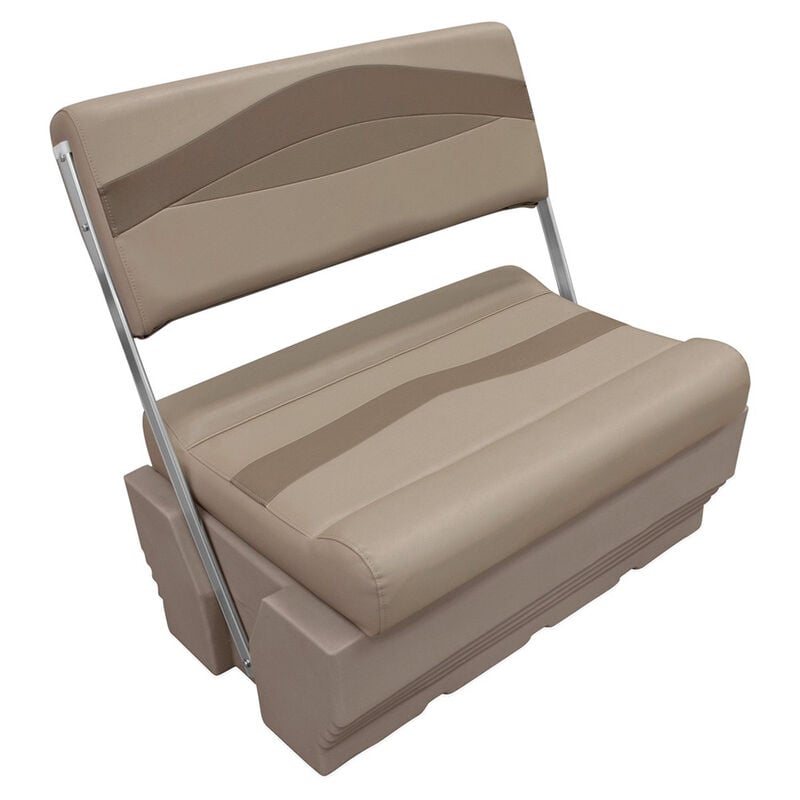 Wise Premier Pontoon Flip-Flop Seat with Mocha Base image number 1