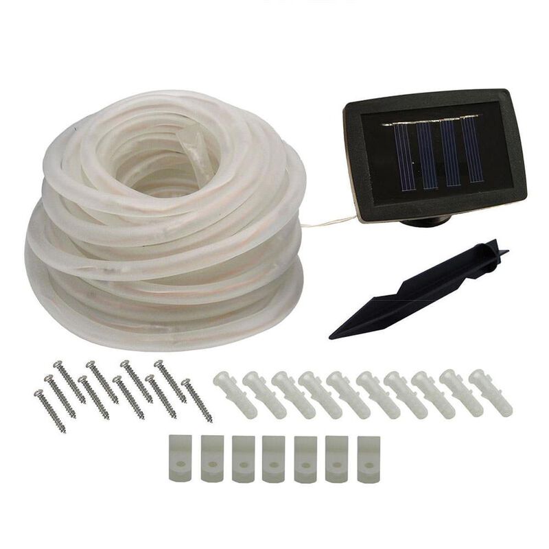 50 LED Red, White & Blue Solar Rope Light, 23' image number 4
