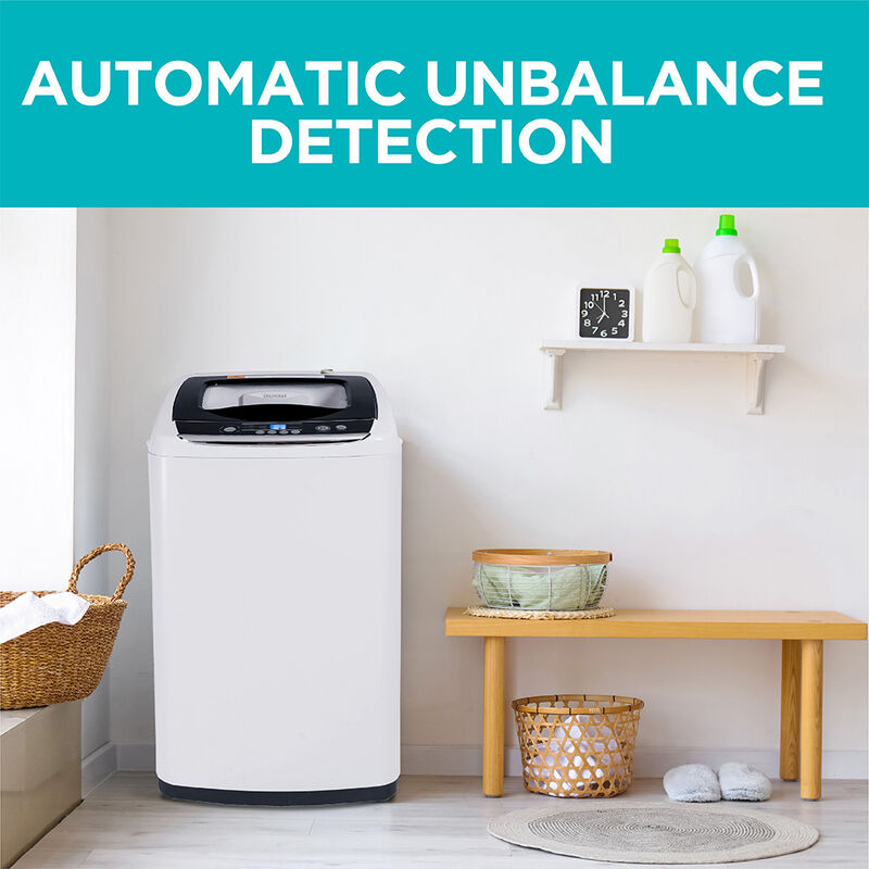 Black+Decker Portable Impeller 0.9 cu. ft. Top-Load Washer, White image number 6