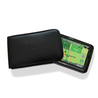 Leather Sleeve Case for GPS - 5&quot;