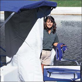 Shademate Portable Privacy Partition For Bimini/Hard Tops