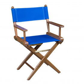 Whitecap Teak Director's Chair, Blue