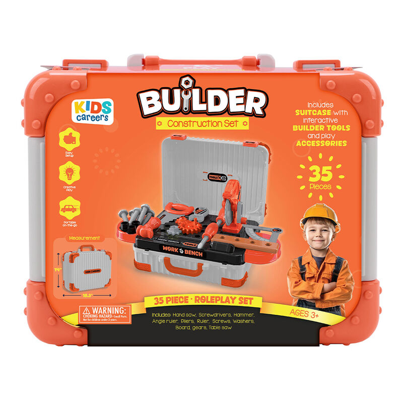 Kids Careers 35-Piece Builder Construction Set