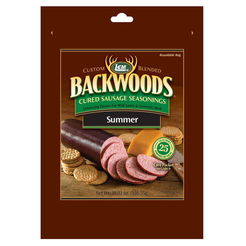 LEM Backwoods Summer Sausage Cured Sausage Seasoning, 25 lbs. image number 1