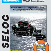 Seloc Marine Stern Drive & Inboard Repair Manual for Mercruiser '01 - '13
