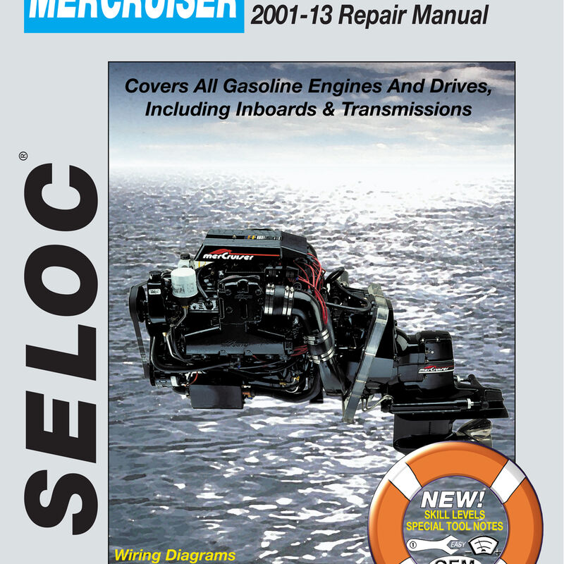 Seloc Marine Stern Drive & Inboard Repair Manual for Mercruiser '01 - '13 image number 1