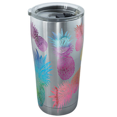 Tervis 20-oz. Stainless Steel Tumbler, Watercolor Pineapples