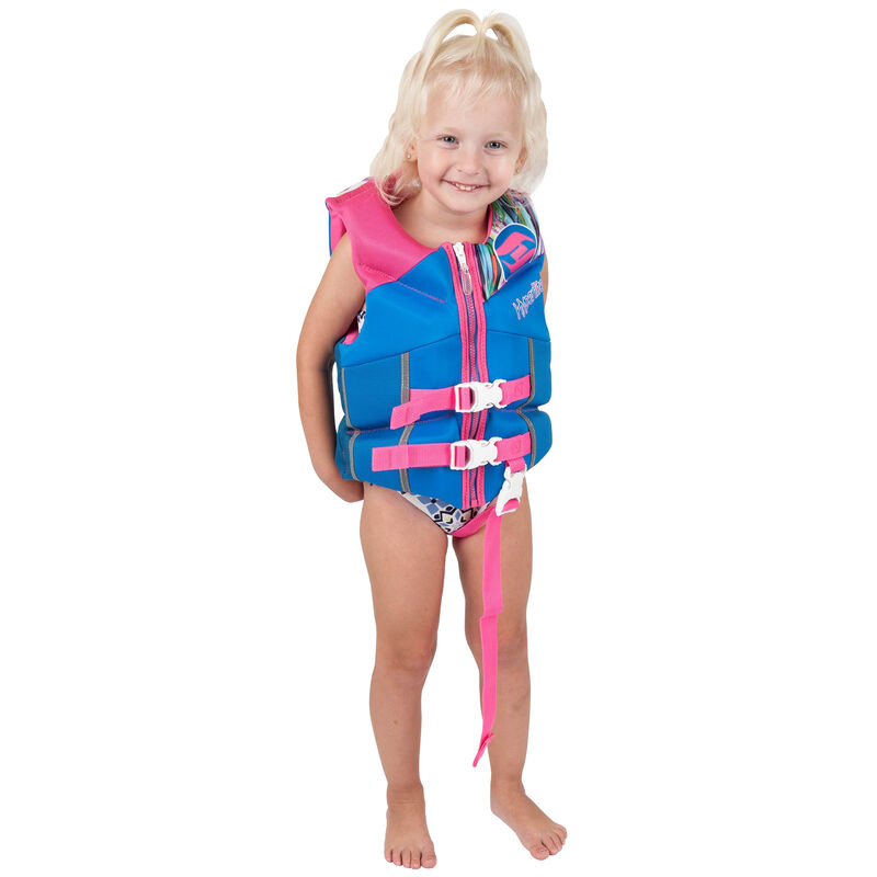 Hyperlite Pro V Child Life Jacket, blue/pink 2019 image number 3