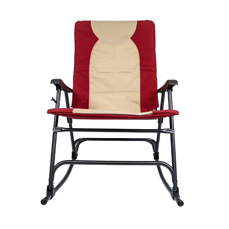 Padded Folding Outdoor Rocker image number 7