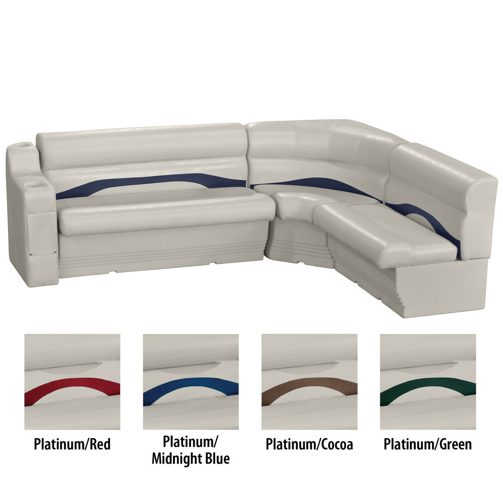 Toonmate Premium Pontoon Furniture Rear Wraparound Package, Platinum