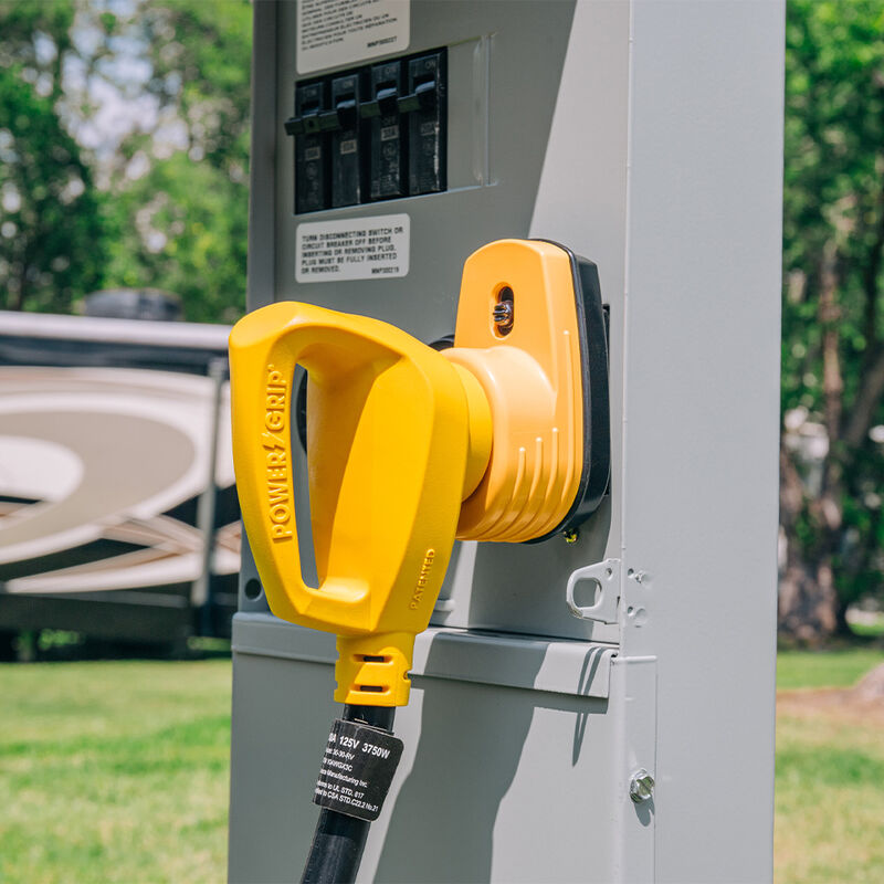 Camco PowerGrip Two Plug 15A to Single 30A Receptacle image number 3